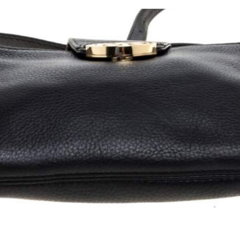 Michael Kors Leather Fulton Crossbody Bag With Gold MK Logo EUC - Picture 11 of 12